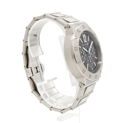 Bvlgari Diagono Velocissimo Chronograph Black Dial Watch — view 3