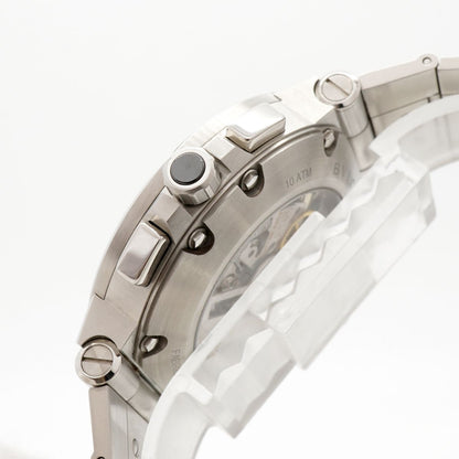 Bvlgari Diagono Velocissimo Chronograph Black Dial Watch — view 8