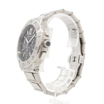 Bvlgari Diagono Velocissimo Chronograph Black Dial Watch — view 2