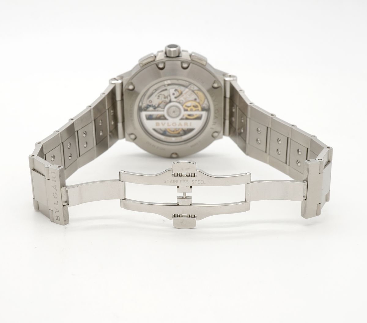 Bvlgari Diagono Velocissimo Chronograph Black Dial Watch — view 4