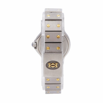 Cartier Santos Octagon SM Beige Dial Watch — view 8