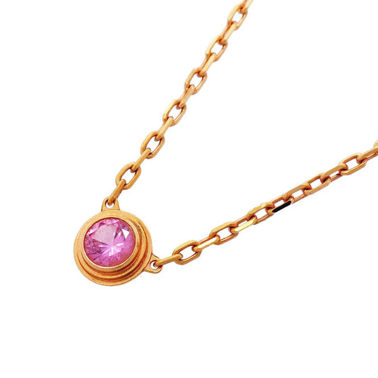 Cartier Necklace D'amour 18k Pink Gold Sapphire