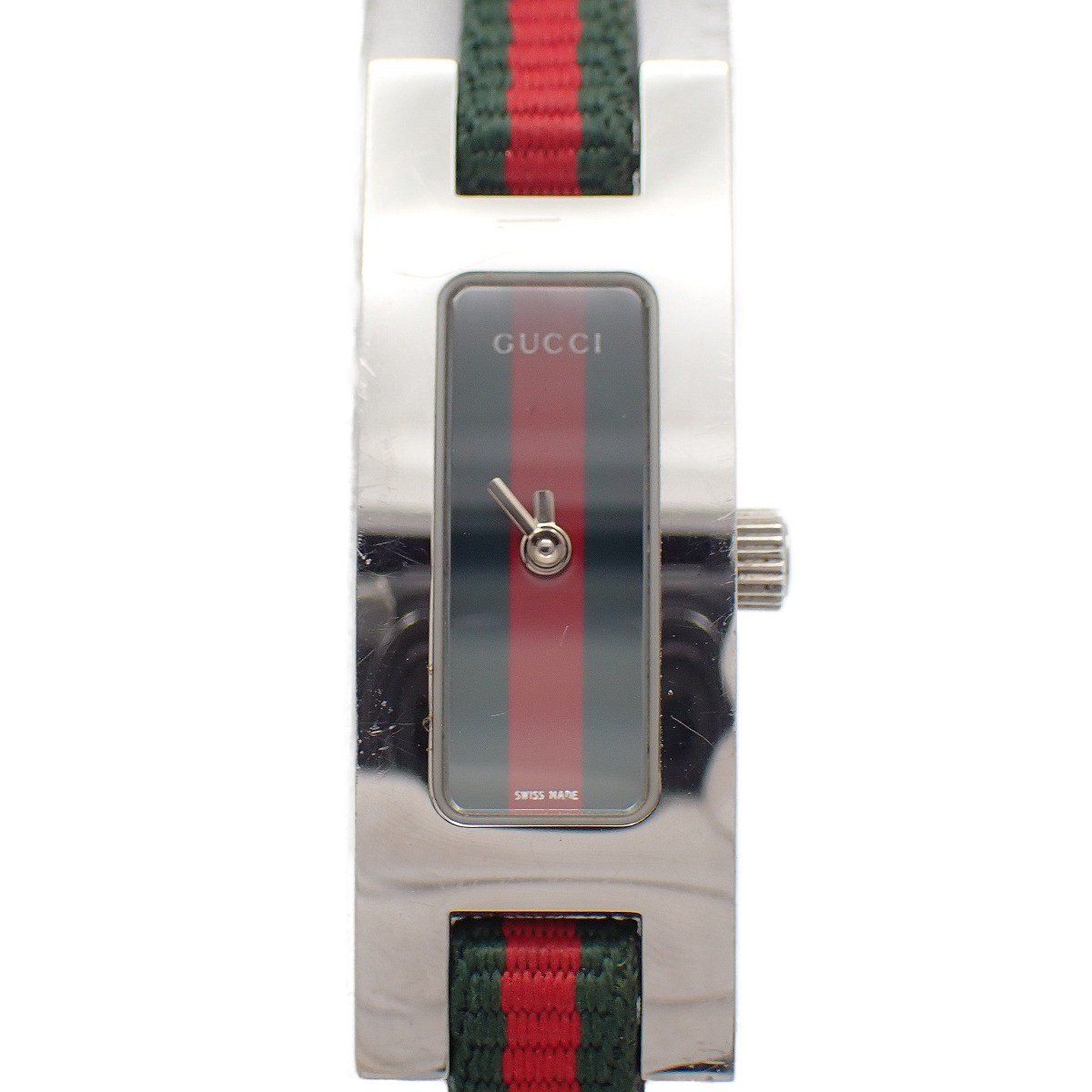 Gucci L Bracelet Watch Sherry Line Quartz Nylon Strap