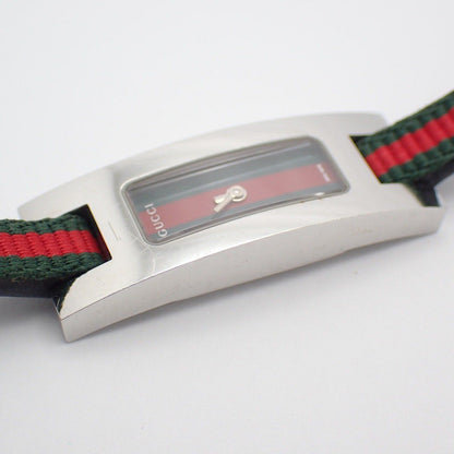 Gucci L Bracelet Watch Sherry Line Quartz Nylon Strap — view 7