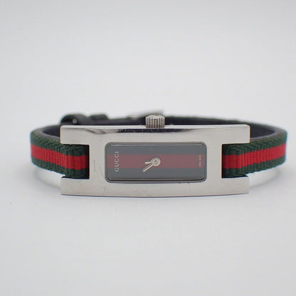 Gucci L Bracelet Watch Sherry Line Quartz Nylon Strap — view 2