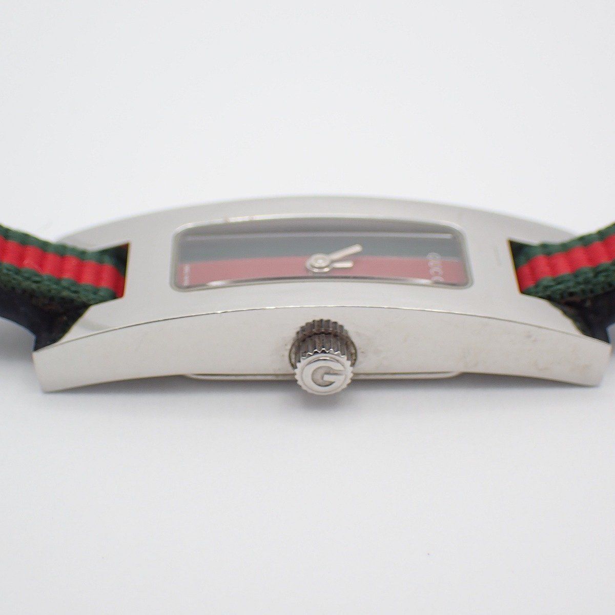Gucci L Bracelet Watch Sherry Line Quartz Nylon Strap — view 6