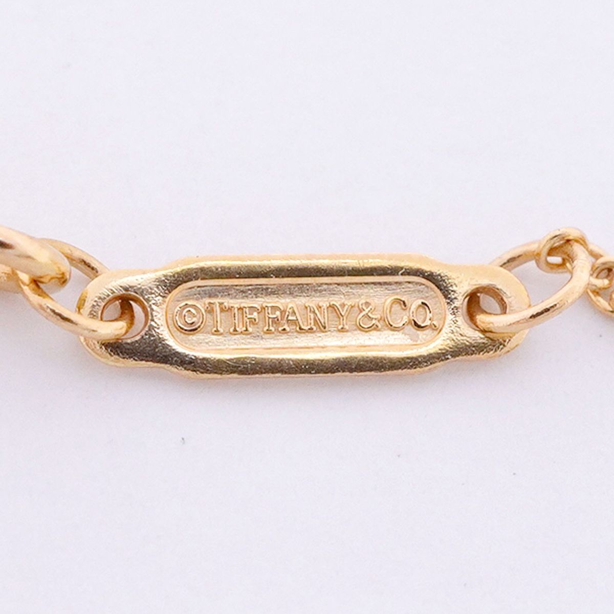 Tiffany & Co Necklace T Smile Mini 18k Pink Gold Diamond — view 5