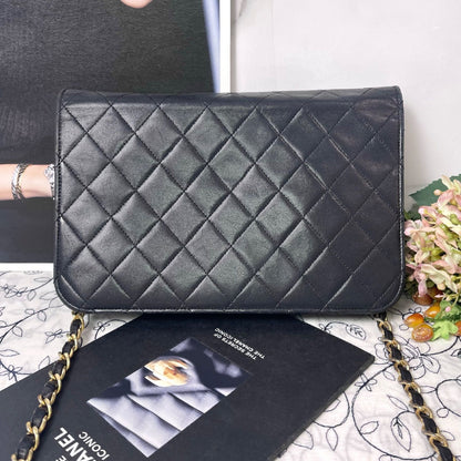 Chanel Quilted Full Flap Vintage Shoulder Bag — view 4