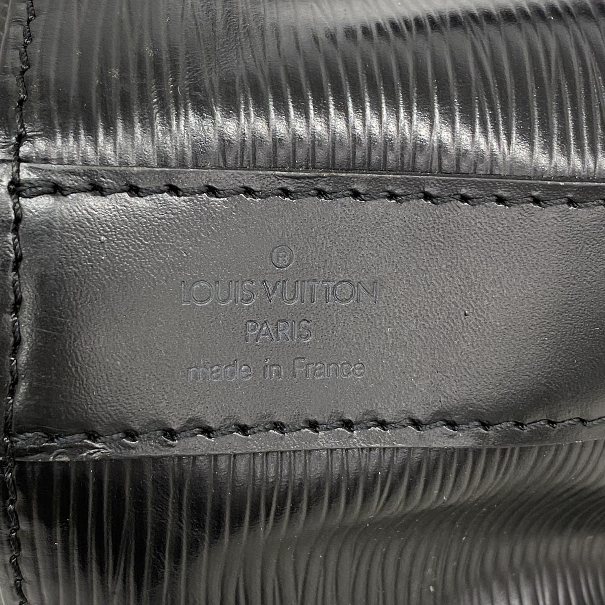 Louis Vuitton Shoulder Bag Epi Sac a Dos Noir — view 5
