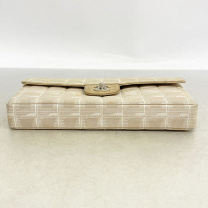 Chanel Shoulder Bag New Travel Nylon Beige Silver — view 3