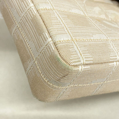 Chanel Shoulder Bag New Travel Nylon Beige Silver — view 7