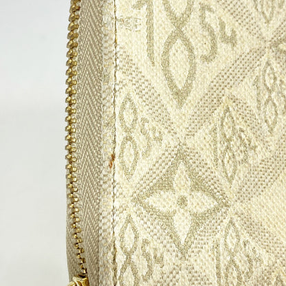Louis Vuitton Wallet Monogram Jacquard Zippy Since White Gray — view 7