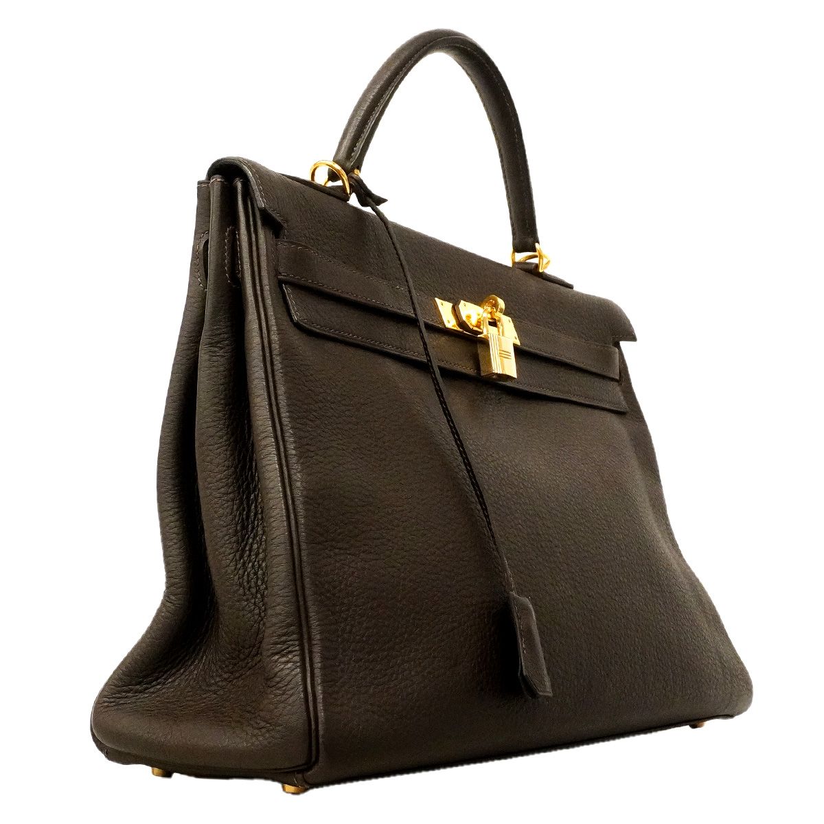 Hermes Handbag Kelly 35 Togo Ebene Gold — view 2