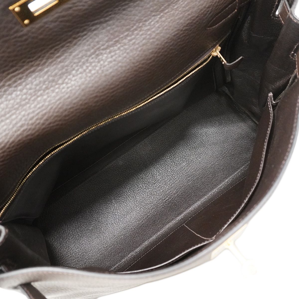 Hermes Handbag Kelly 35 Togo Ebene Gold — view 4