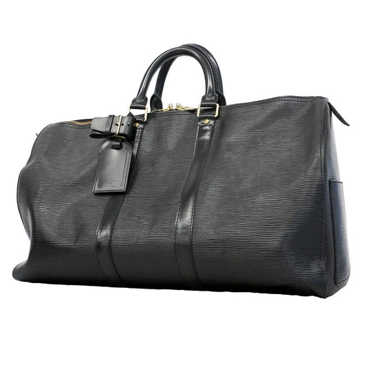 Louis Vuitton Boston Bag Epi Keepall 45 Noir
