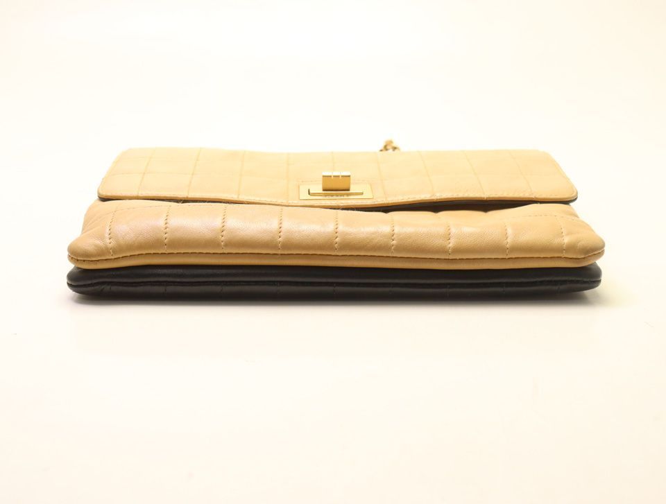 Chanel Choco Bar Lambskin Chain Shoulder Bag — view 3