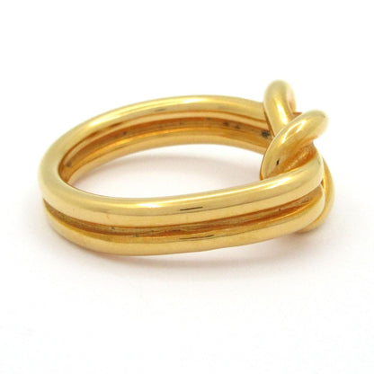 Hermes Scarf Ring Attached Gold — view 3