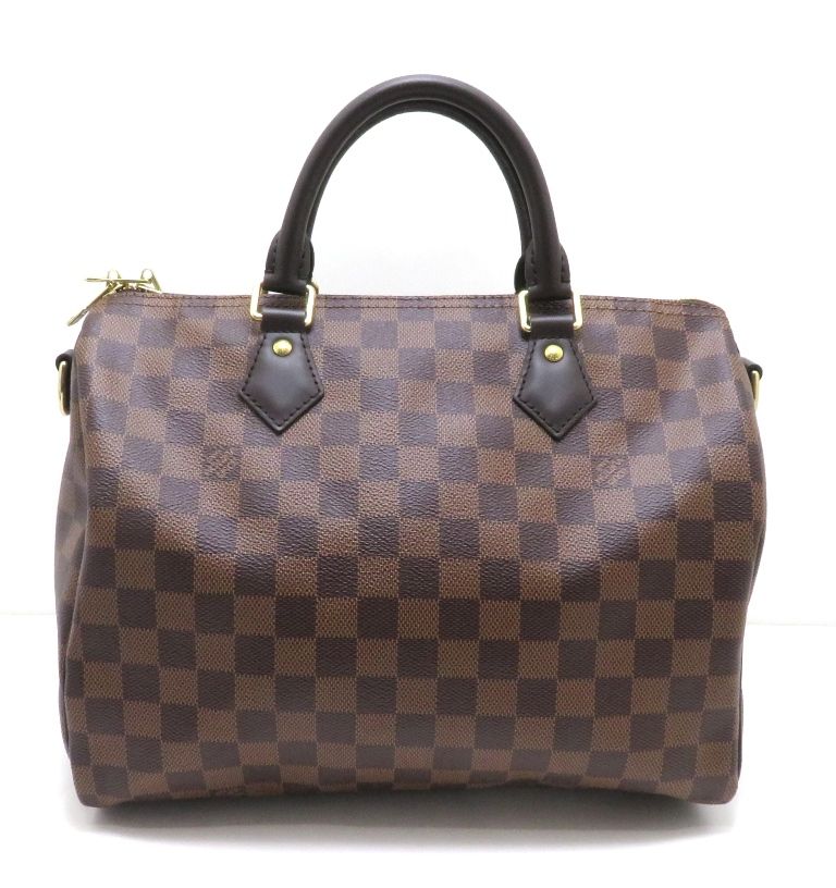 Louis Vuitton Speedy Bandouliere 30 Damier Handbag Canvas