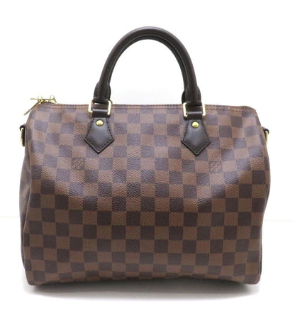 Louis Vuitton Speedy Bandouliere 30 Damier Handbag Canvas