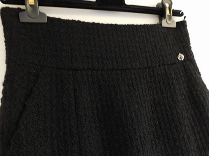 Chanel Skirt Black Tweed 36 — view 2