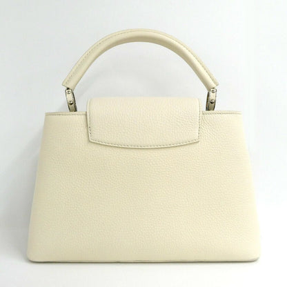 Louis Vuitton Capucines PM Flower Beads White Taurillon Leather Handbag 2-Way — view 2