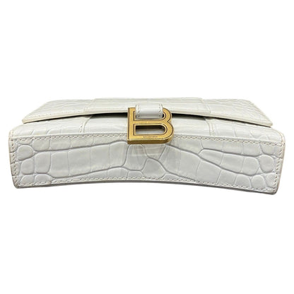 Balenciaga Hourglass Chain Wallet Shoulder Bag Leather — view 3