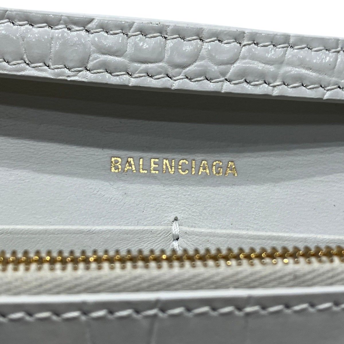 Balenciaga Hourglass Chain Wallet Shoulder Bag Leather — view 4