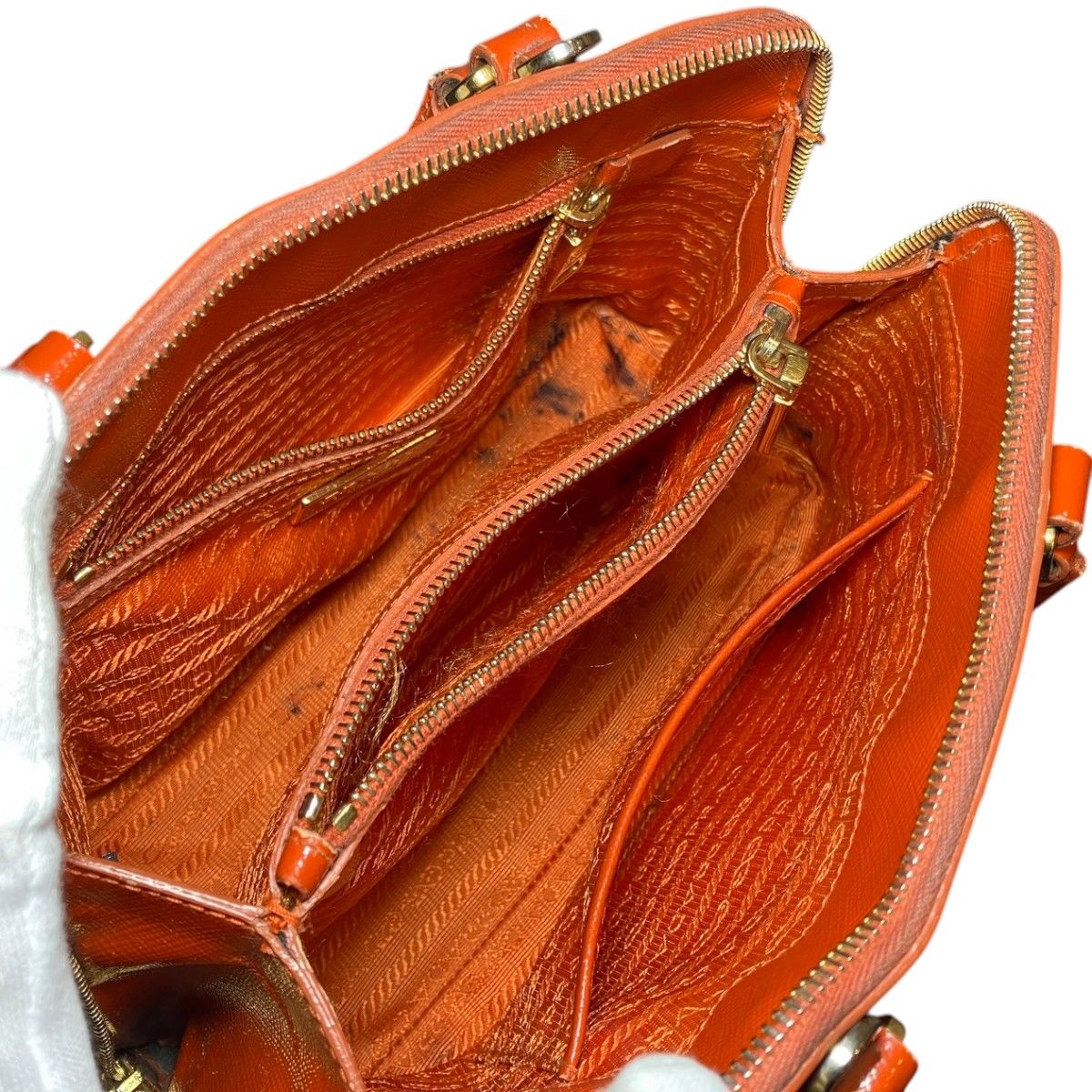 Prada Promenade Handbag Patent Leather — view 6