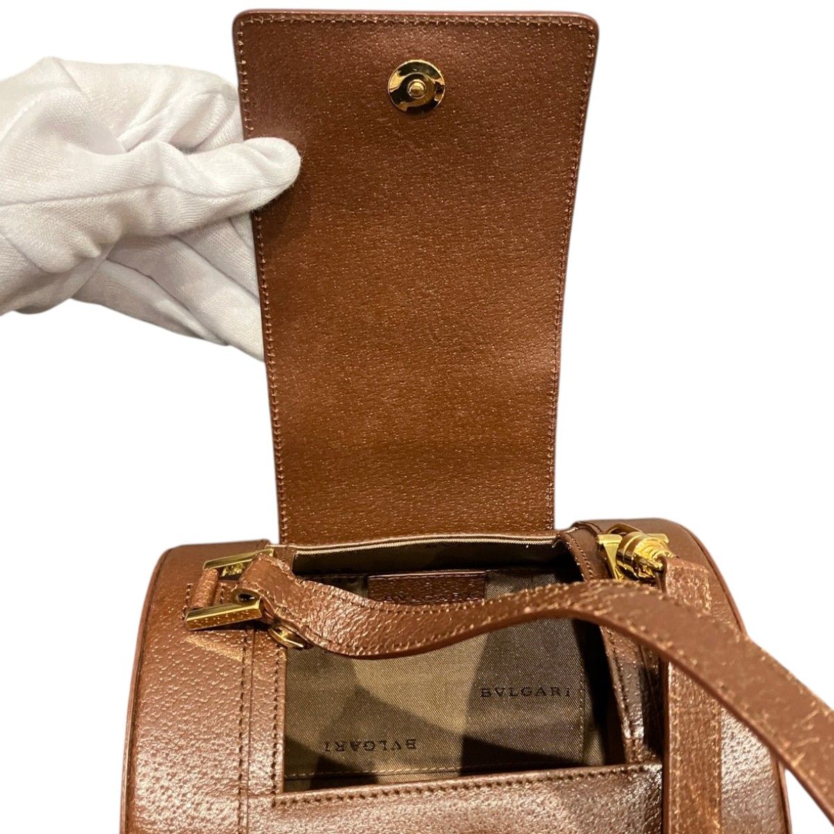 Bvlgari Drum Bag B.Zero1 Handbag Leather — view 8