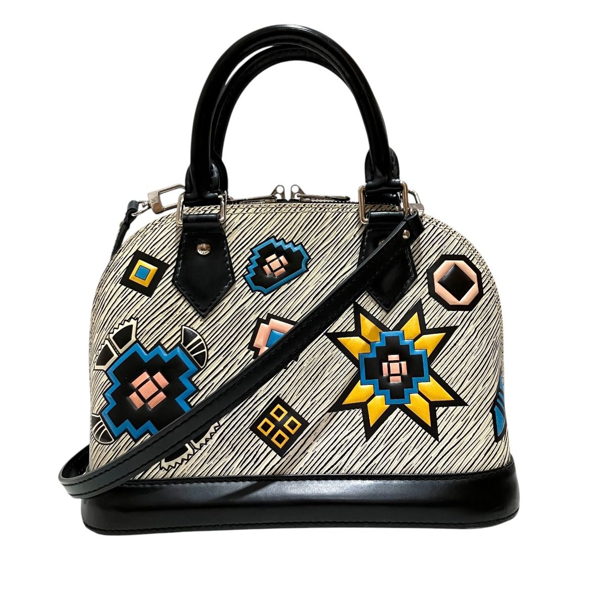Louis Vuitton Alma BB Epi Handbag Leather