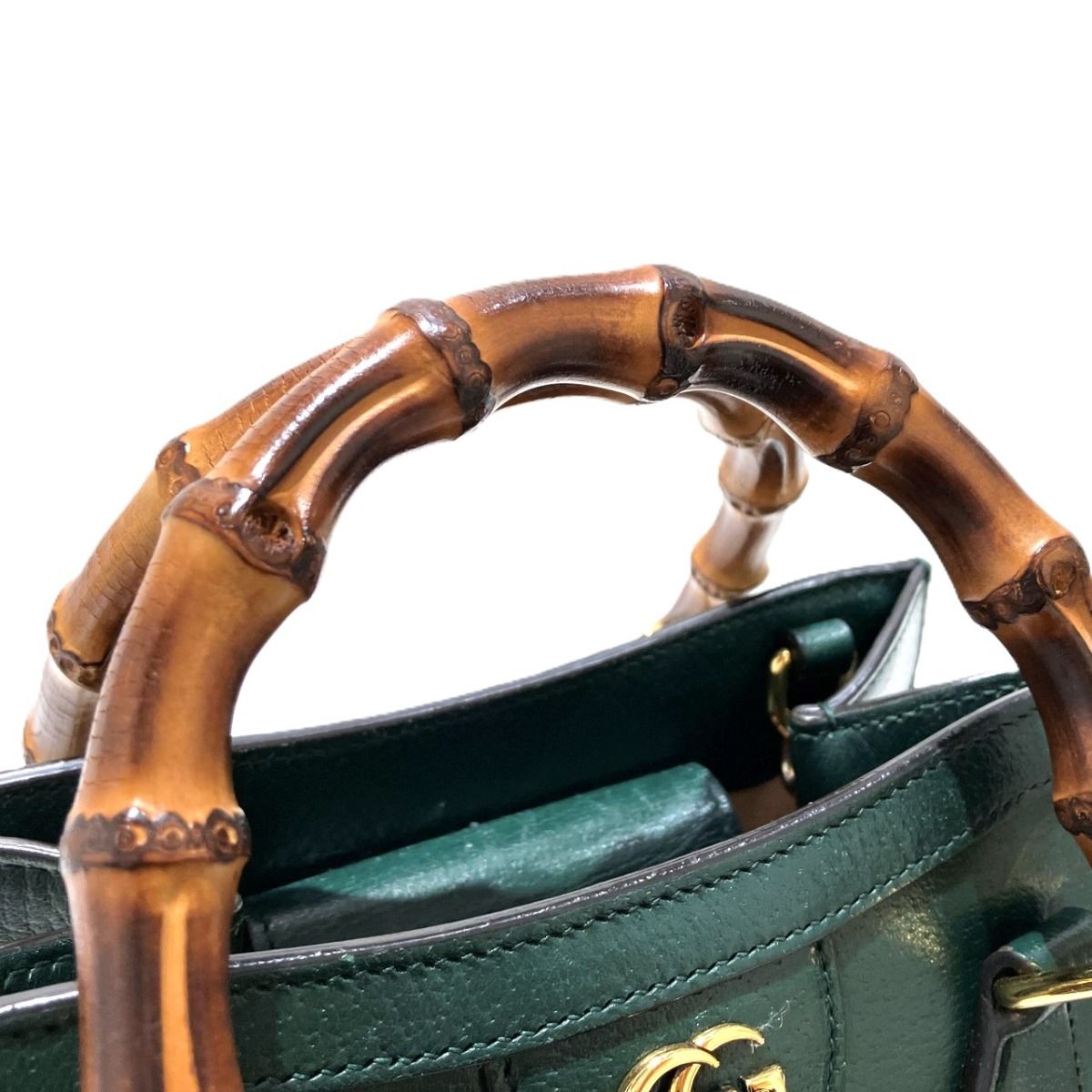 Gucci Diana Bamboo Handbag Leather — view 7