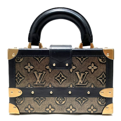 Louis Vuitton Petite Malle Capital Handbag Leather — view 2