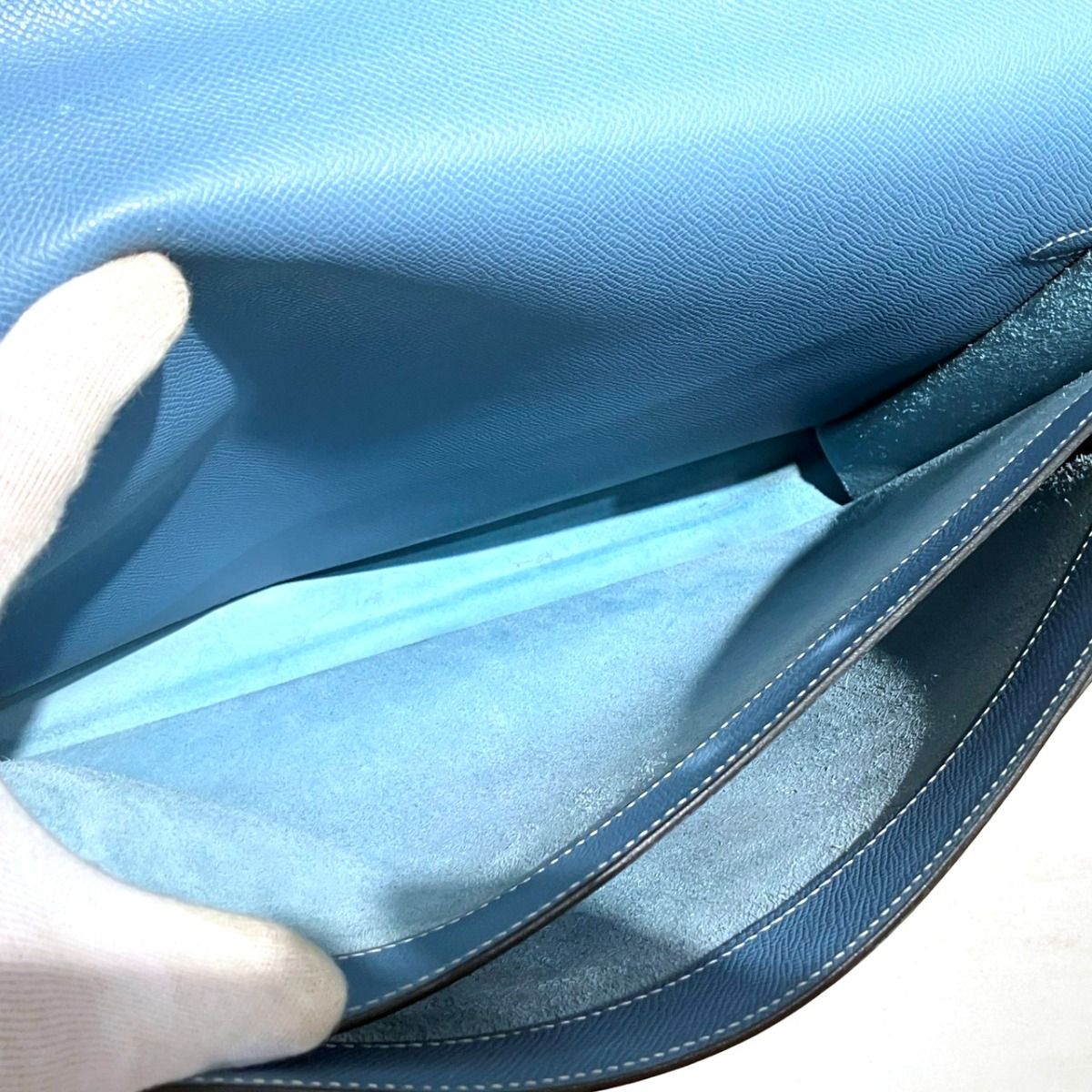 Hermes Kelly Depeches 38 Business Bag Veau Epsom — view 6