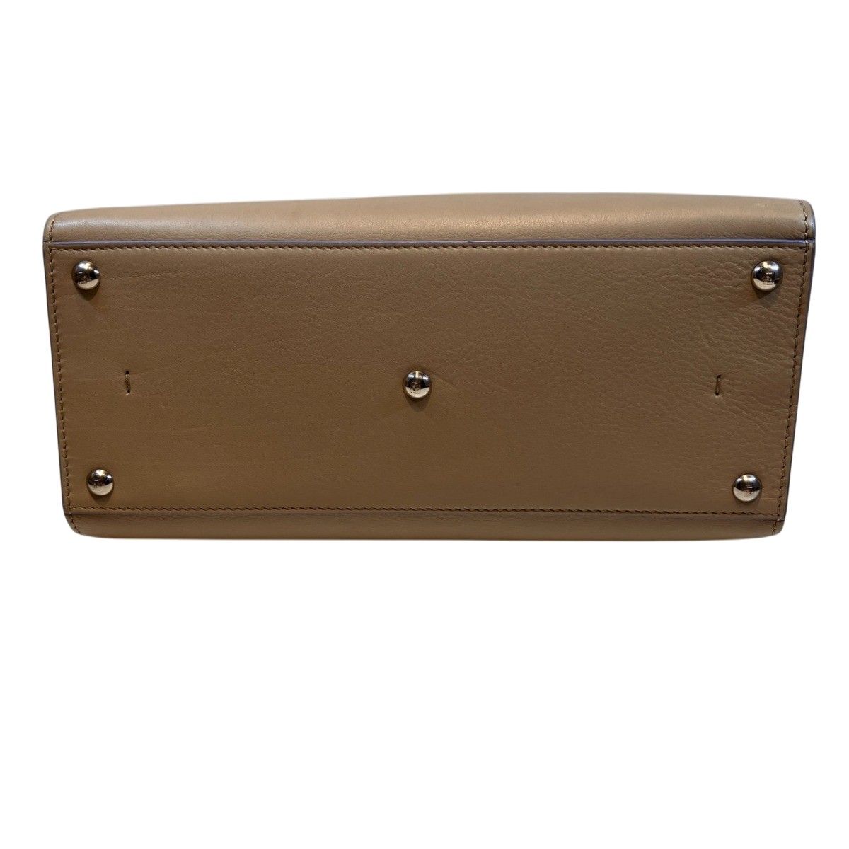 Fendi Handbag Leather Beige — view 3