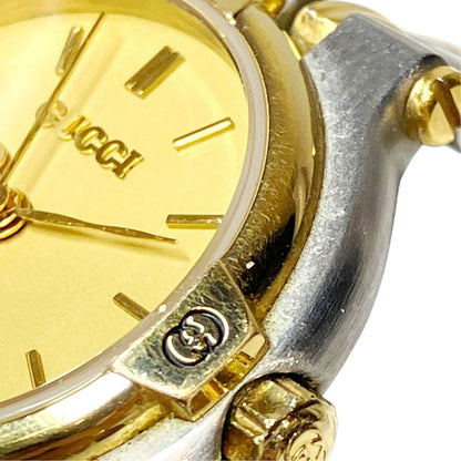Gucci Watch SS Quartz Gold Dial — view 4