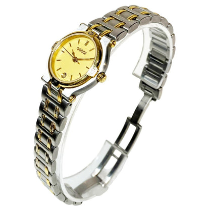 Gucci Watch SS Quartz Gold Dial — view 2