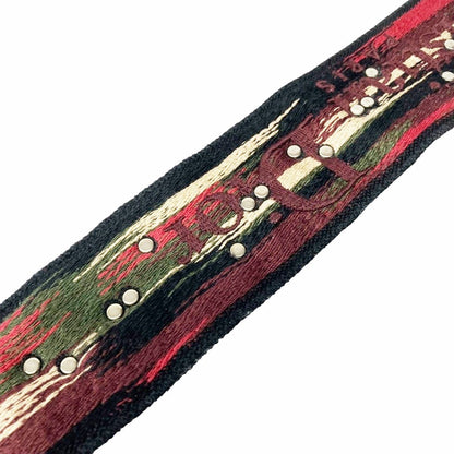 Dior Embroidered Medallion Shoulder Strap Canvas Leather — view 7