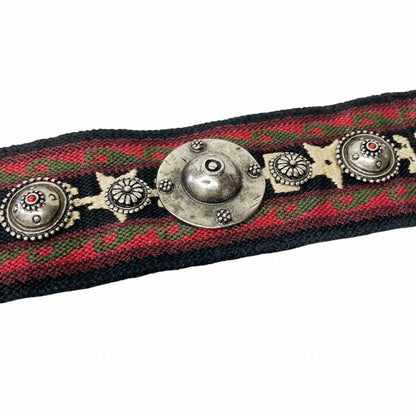 Dior Embroidered Medallion Shoulder Strap Canvas Leather — view 4