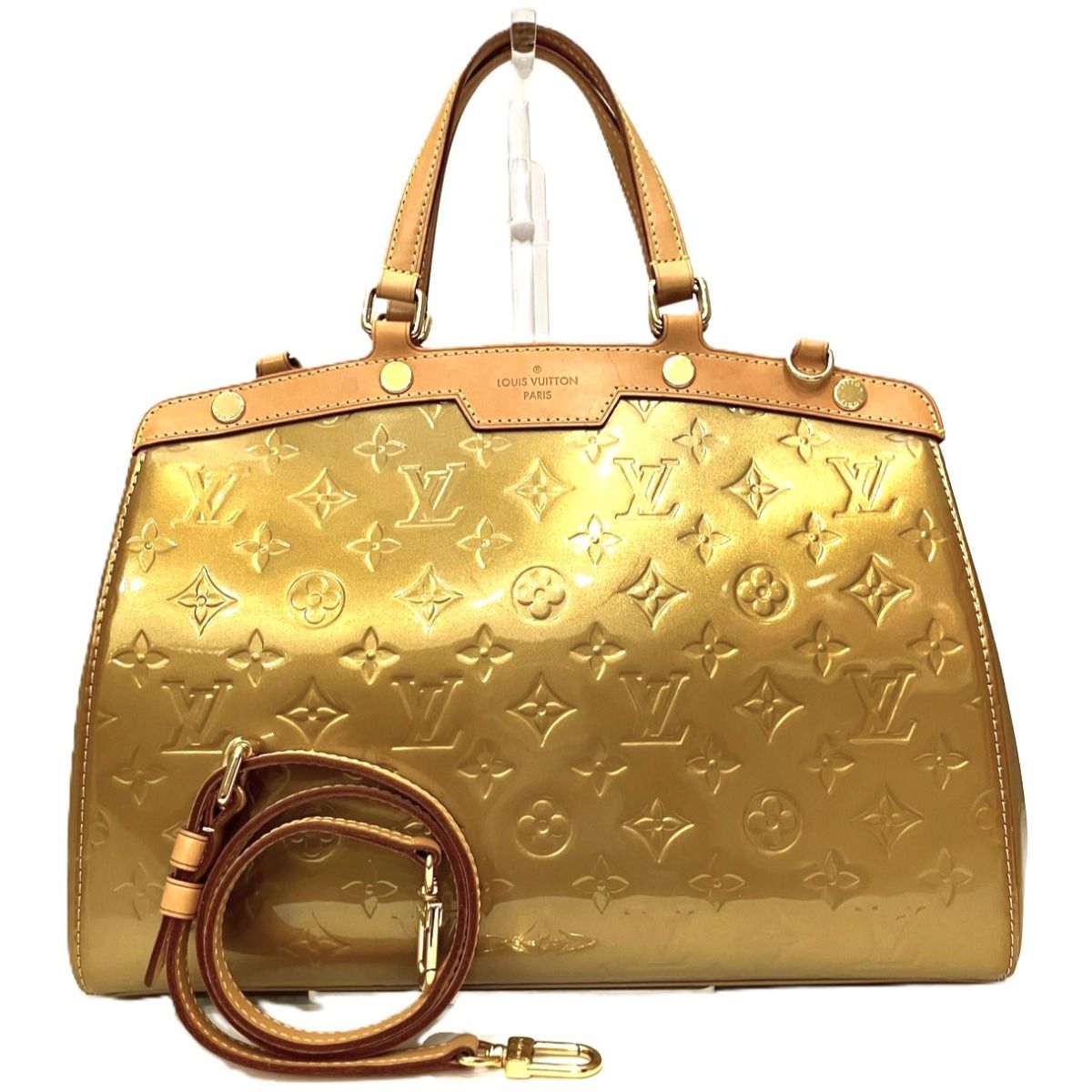 Louis Vuitton Blair MM Vernis Handbag Patent Leather