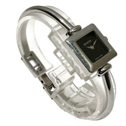 Gucci Bangle Watch SS Quartz Black Dial — view 3