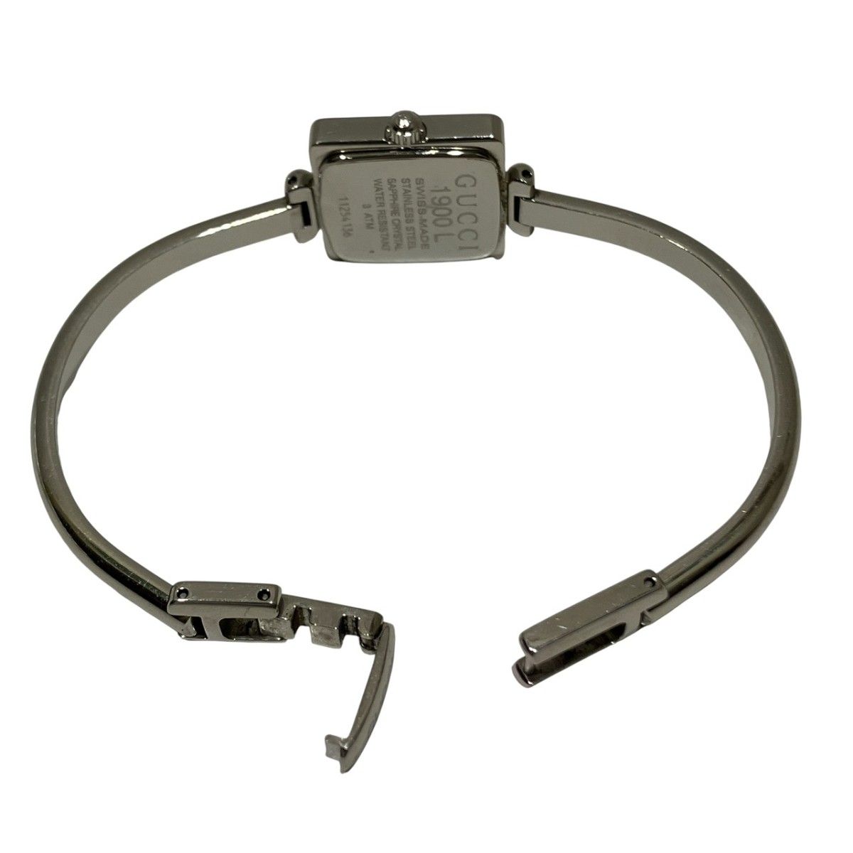 Gucci Bangle Watch SS Quartz Black Dial — view 7