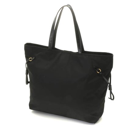 Prada Shopping Tote Black Nylon Patent — view 2