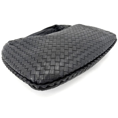Bottega Veneta Handbag Intrecciato One Leather Black Gold — view 3