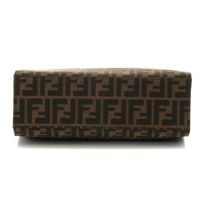 Fendi Zucca Tote Beige Dark Brown — view 3