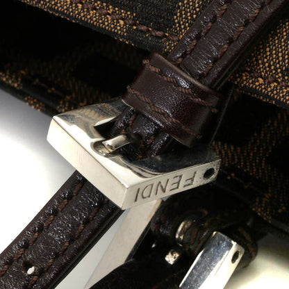 Fendi Zucca Tote Beige Dark Brown — view 6
