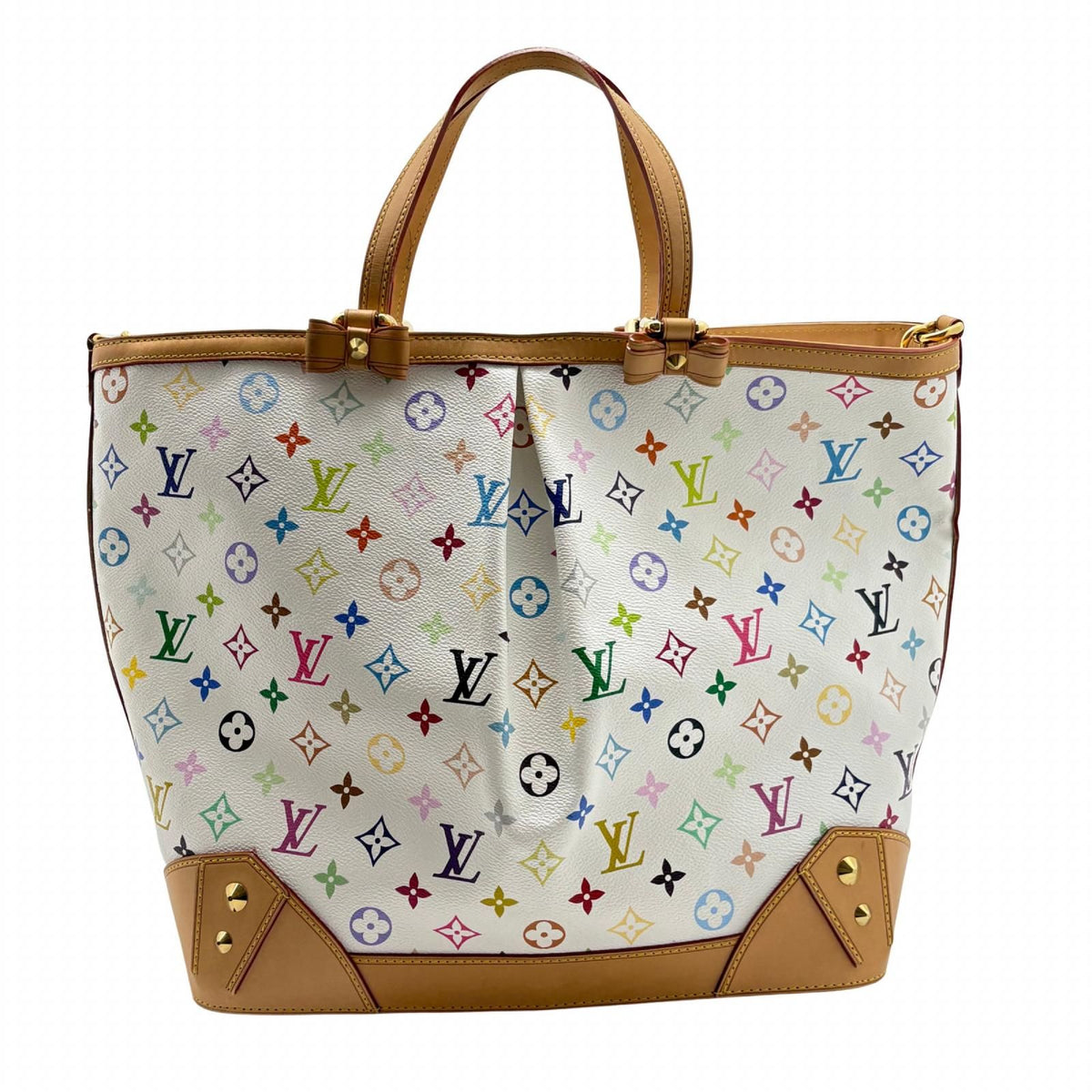 Louis Vuitton Charlene GM Multicolor Blanc Tote Monogram — view 3