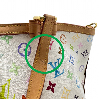 Louis Vuitton Charlene GM Multicolor Blanc Tote Monogram — view 7