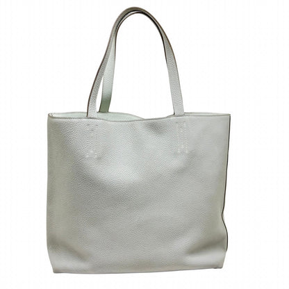 Hermes Double Sens 45 Pearl Gray White Tote Taurillon Clemence — view 4