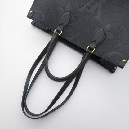 Louis Vuitton on the Go MM Monogram Empreinte Noir Tote Tag Stamp — view 4
