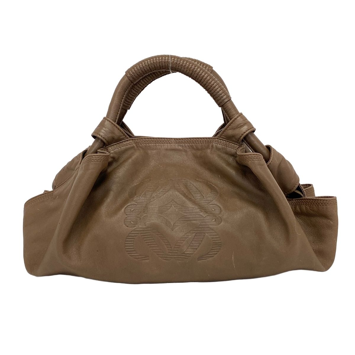 Loewe Handbag Nappa Aire Dark Brown Leather